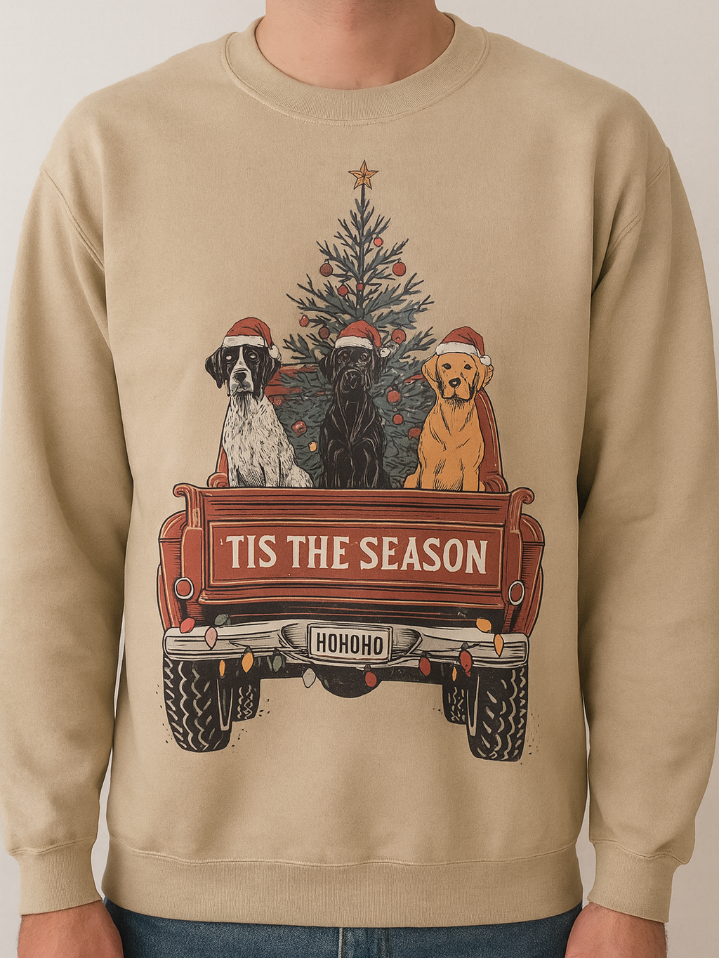 "Christmas Dogs" Sweater